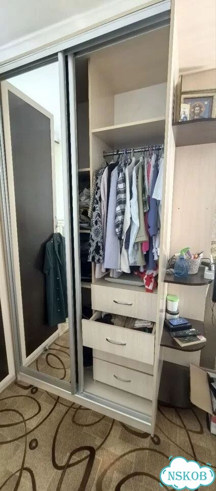 Шкаф купе одностворчатый фото 4