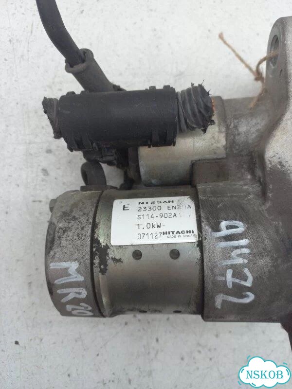 Стартер Nissan Qashqai J10E MR20DE фото 2