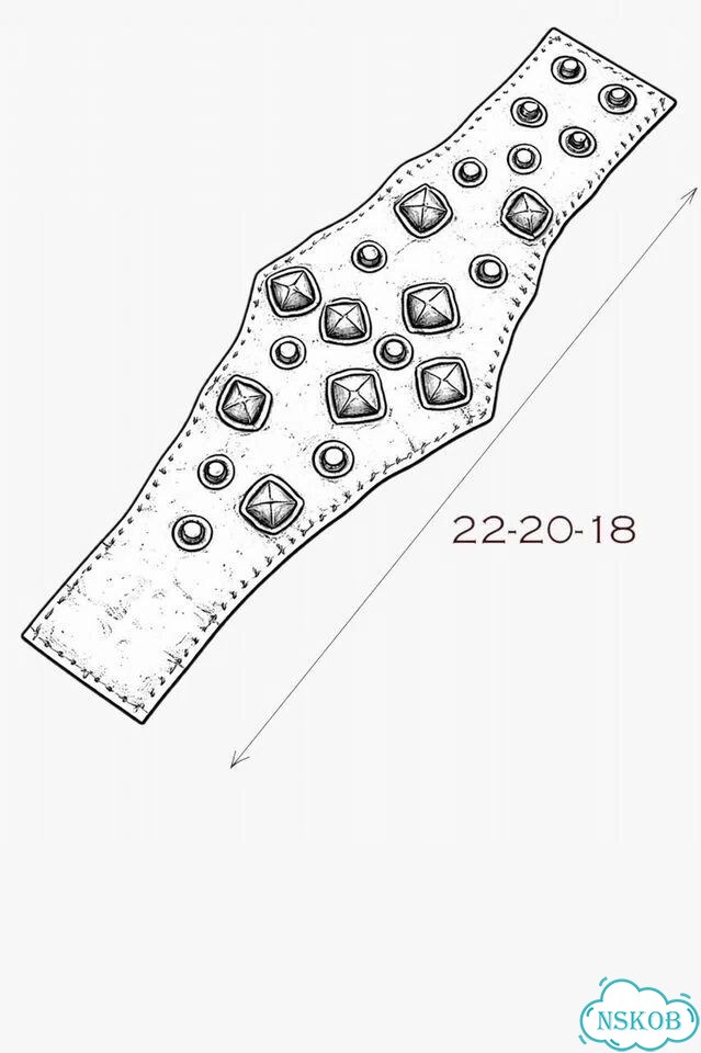 Браслет srphm leather bracelet фото 8