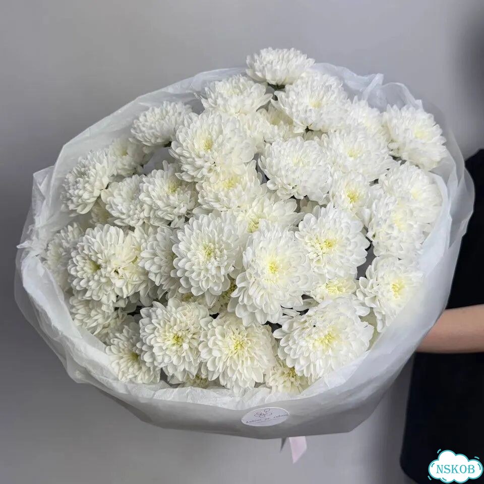 Букет из кустовых Хризантем фото 3