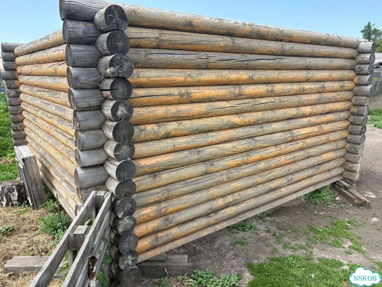 Продам короб для бани 4х4 из кругляка фото 5