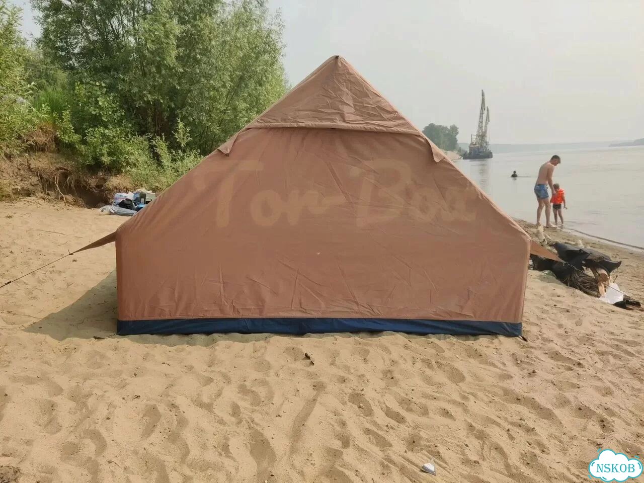 Палатка надувная 210*300*200 см фото 6