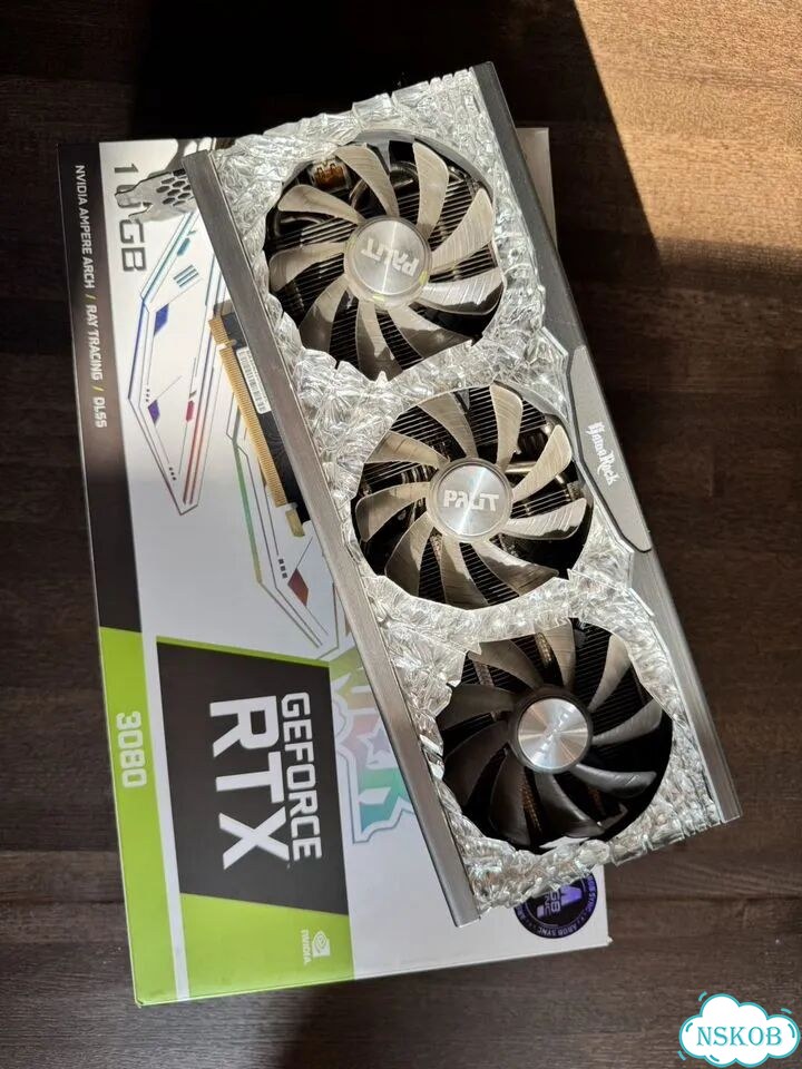 Видеокарта Palit RTX 3080 GameRock 10 GB фото 1