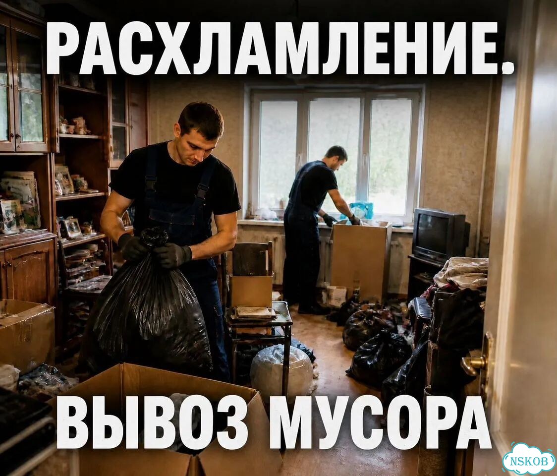 Расхламление квартиры, вывоз мусора, хлама фото 1