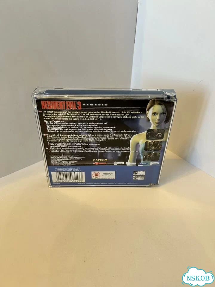 Resident Evil 3 Nemesis Sega Dreamcast фото 3