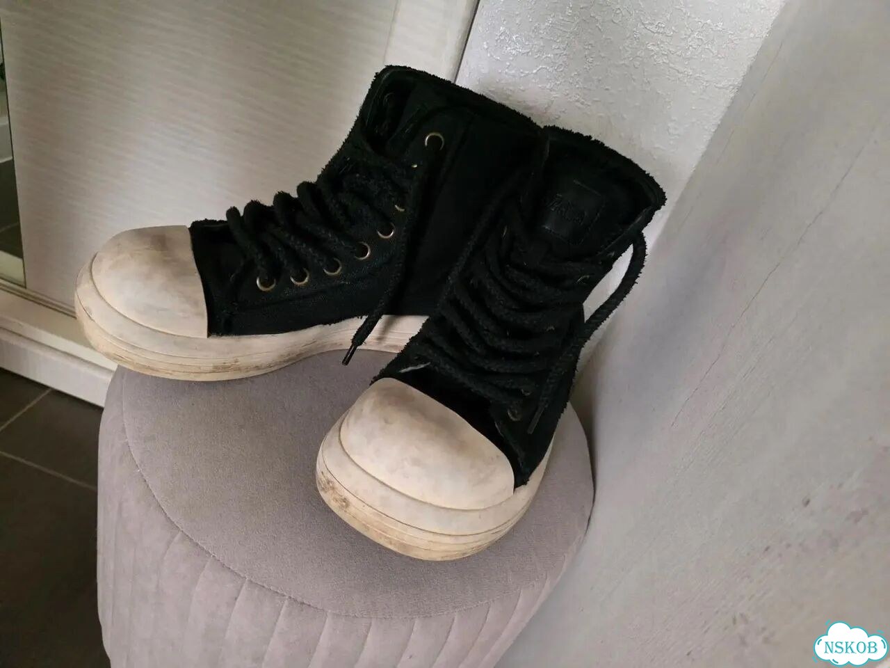 Кеды Rick owens ramones drkshdw type фото 2