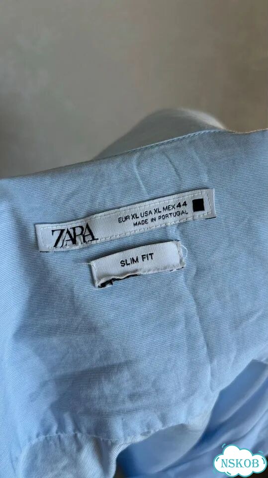 Рубашки мужские zara 2 шт фото 6