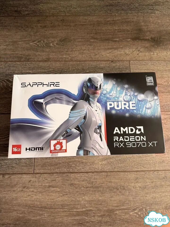 Видеокарта RX 9070xt pure white фото 1