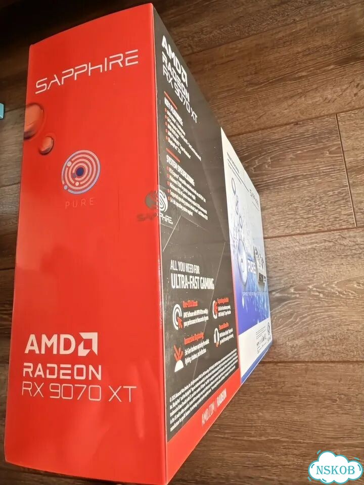 Видеокарта RX 9070xt pure white фото 2