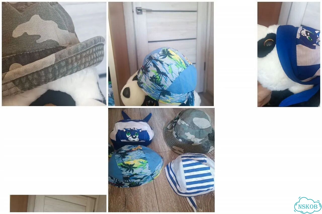 Панама и банданы 52 и 54 р. 100 % хлопок фото 3
