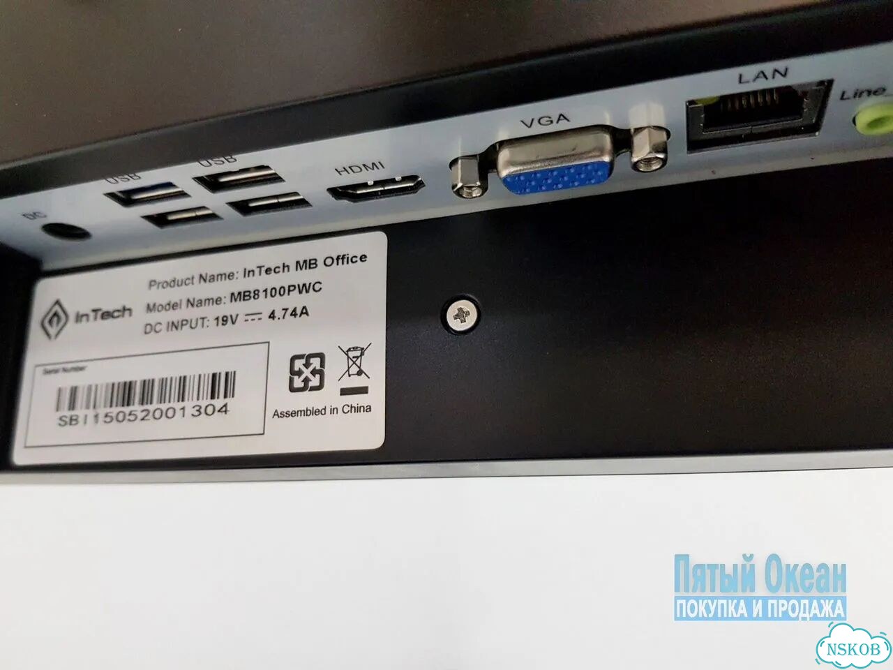 22'' (55 см) Моноблок InTech i3, ddr4 8gb, ssd 120 фото 4