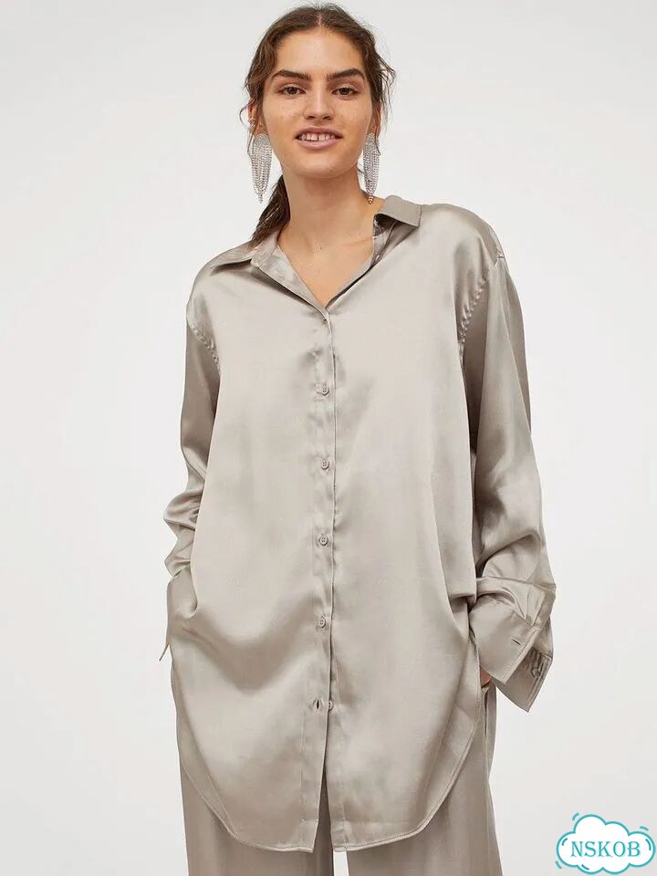 Платье рубашка zara атлас 42 44 фото 1