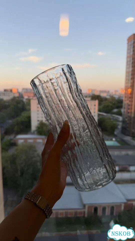 Ваза для цветов стекло фото 1