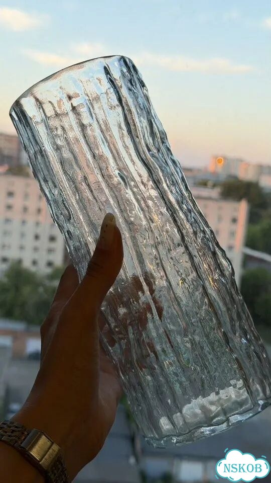 Ваза для цветов стекло фото 2