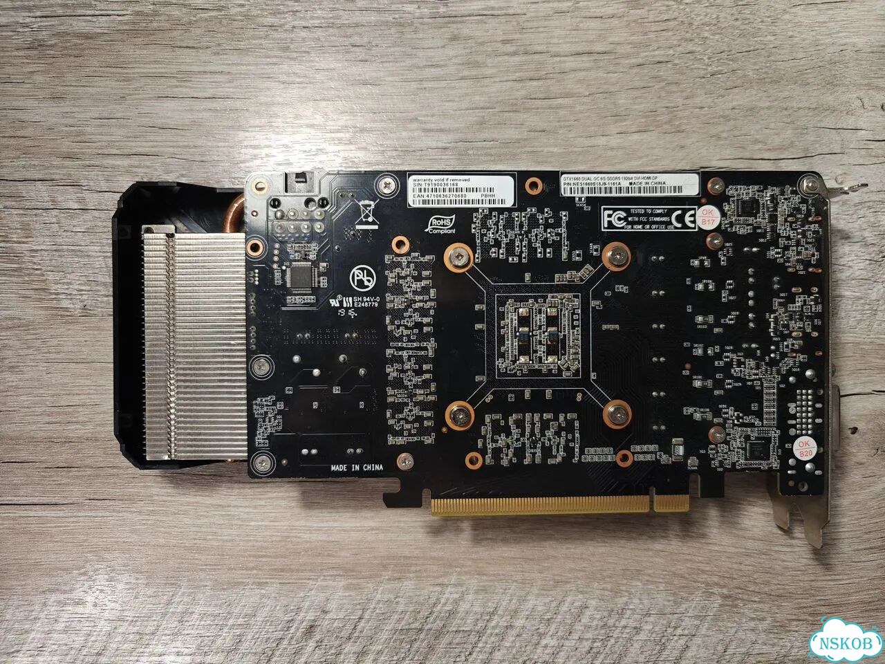 Видеокарта Palit GTX 1660 Dual OC 6GB фото 4
