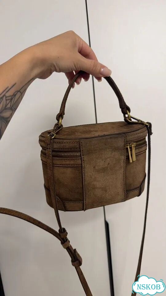 Сумка zara коричневая фото 3