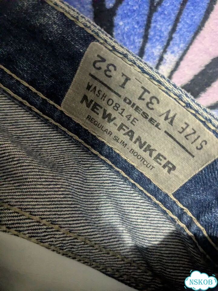 Джинсы bootcut diesel фото 3