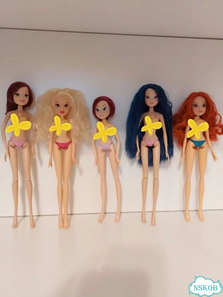Куклы Winx 5 штук с обувью фото 1