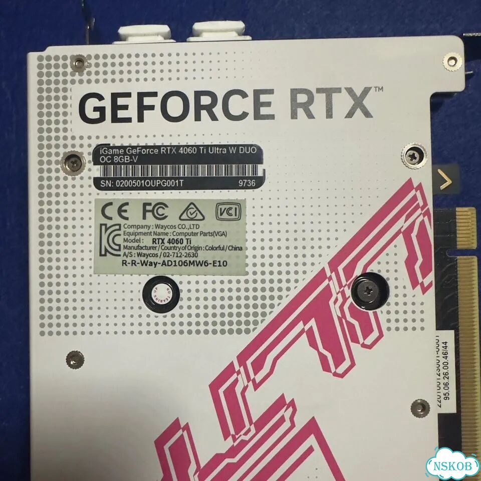 Видеокарта iGame GeForce RTX 4060ti 8GB фото 4