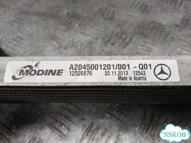 Радиатор АКПП Mercedes-Benz M-Class 642820 642940 651924 W164 W212 фото 7
