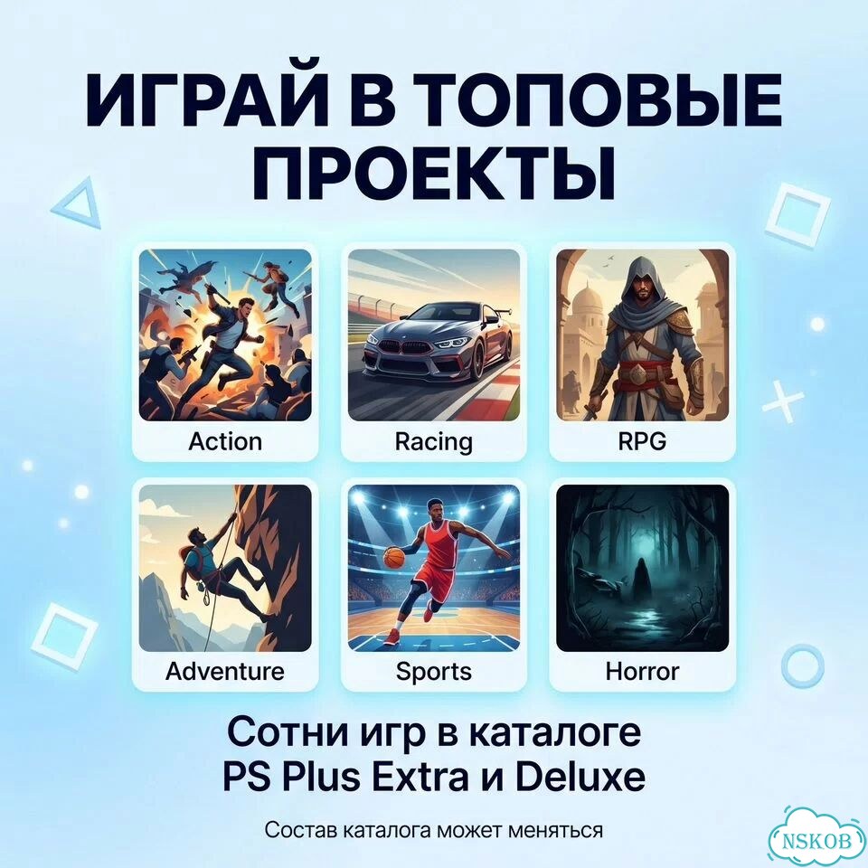 PS Plus Подписка Средняя Delux 12 месяцев с русским языком фото 4