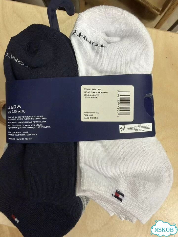 Носки 6 пар Tommy Hilfiger женские оригинал 37-41 фото 2