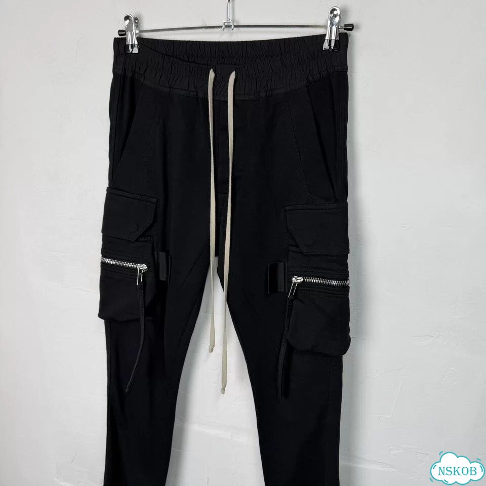 Штаны Rick Owens Glitter Cargo фото 2
