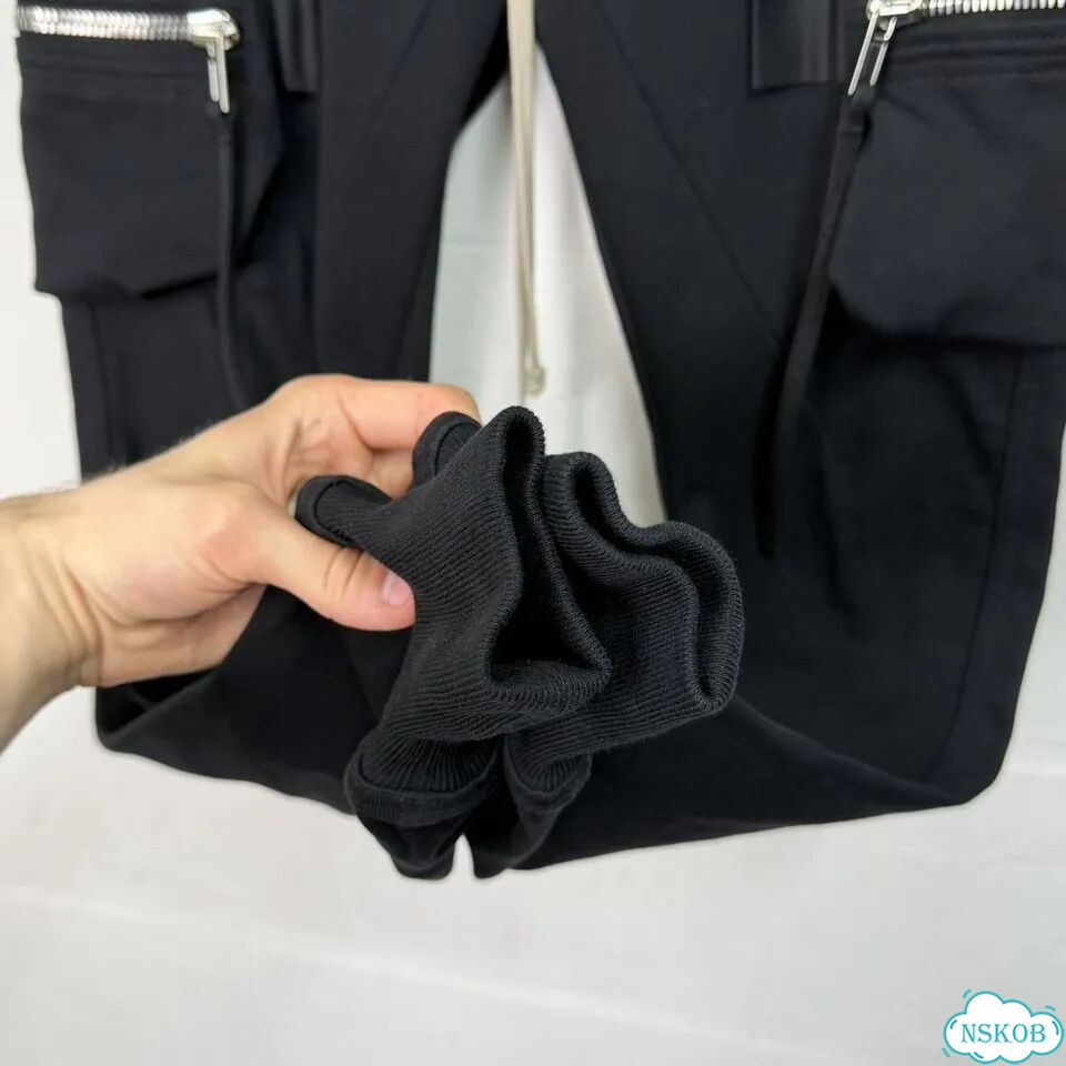 Штаны Rick Owens Glitter Cargo фото 5