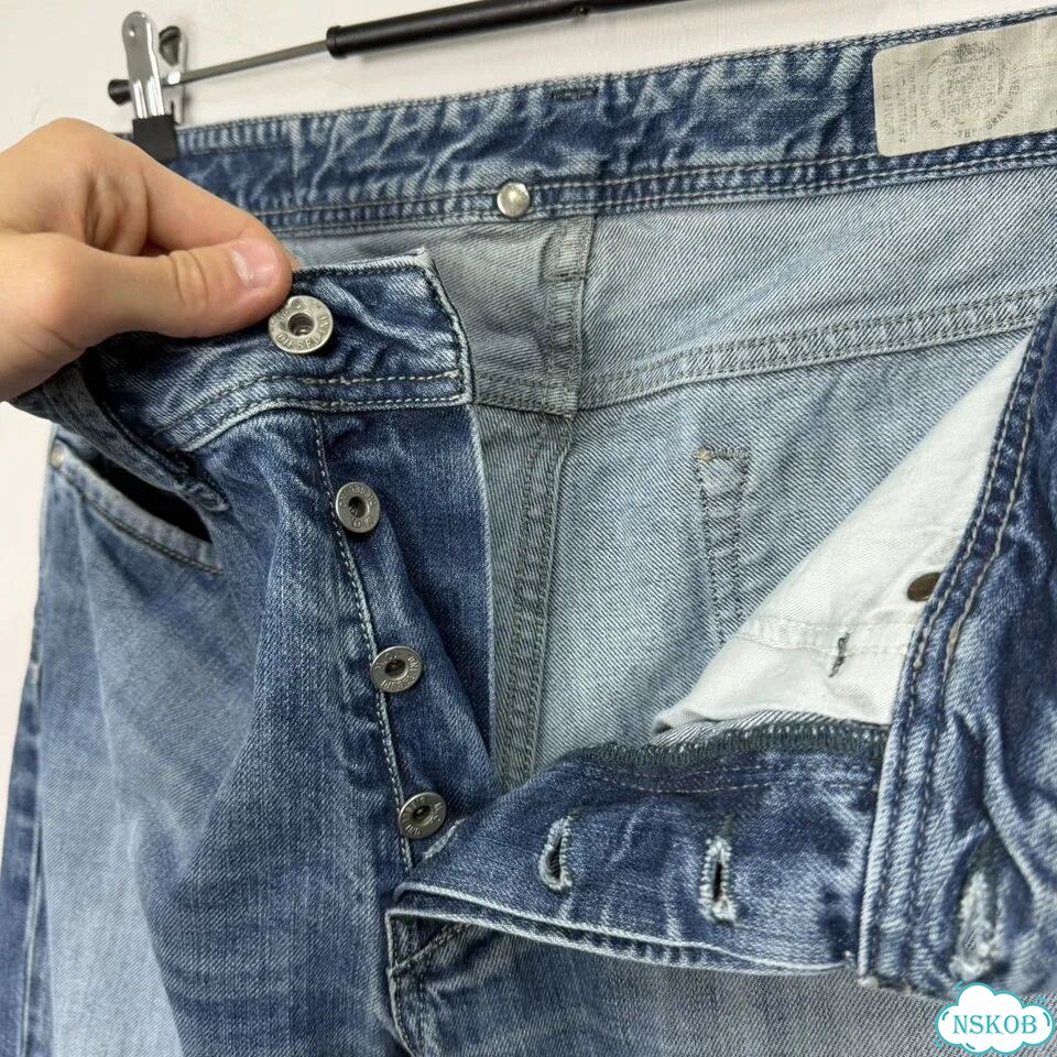 Джинсы Diesel Larkee Distressed фото 8