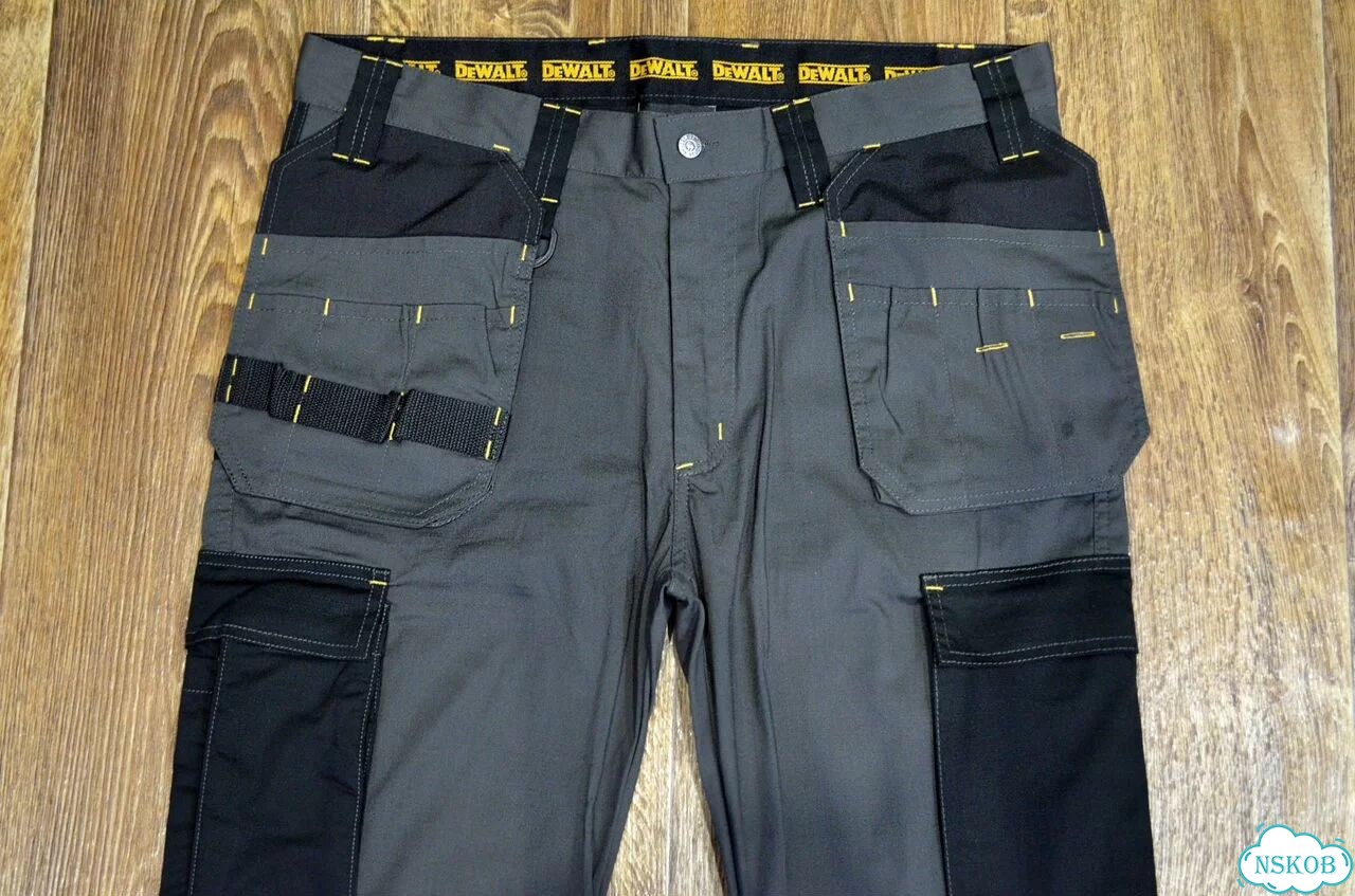 Рабочие брюки Dewalt Barstow Grey 52+ 54+ фото 3