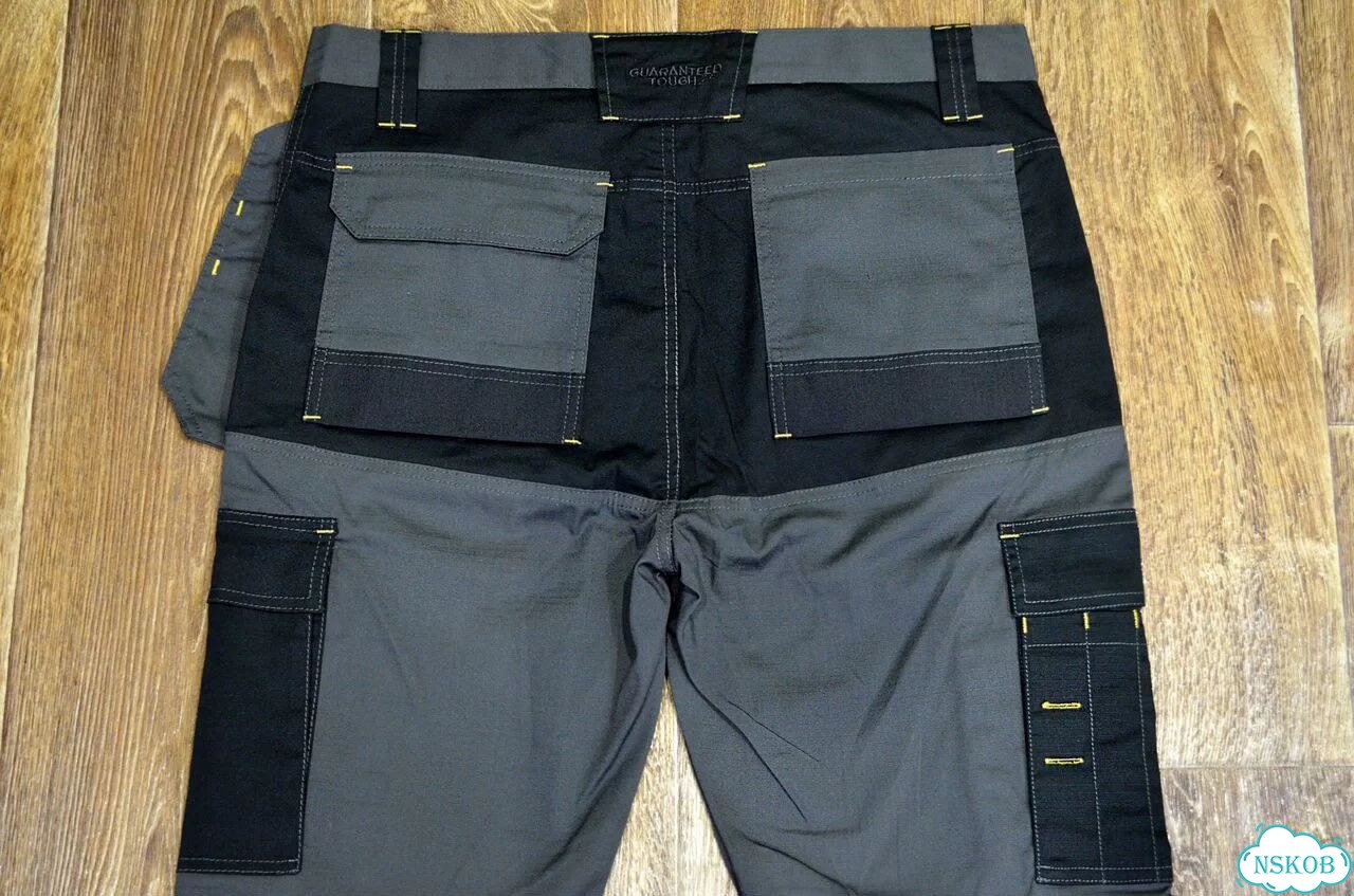 Рабочие брюки Dewalt Barstow Grey 52+ 54+ фото 4