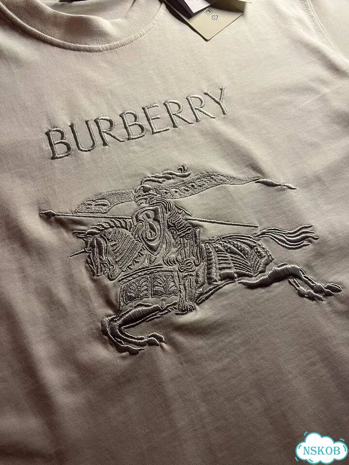 Футболка burberry вышитый логотип фото 3