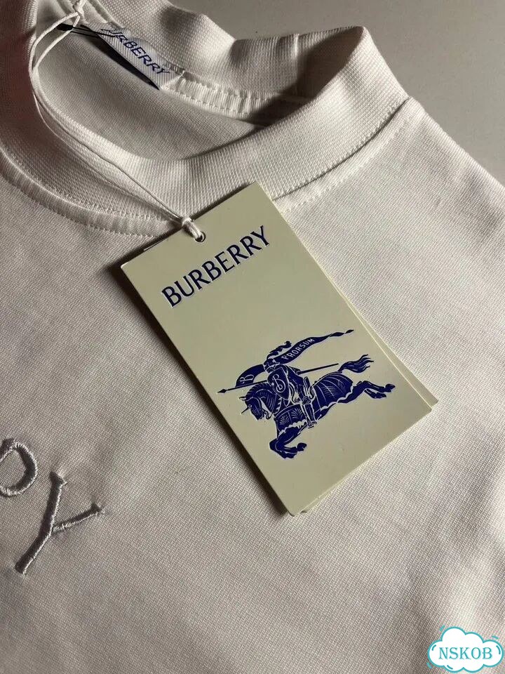 Футболка burberry вышитый логотип фото 8