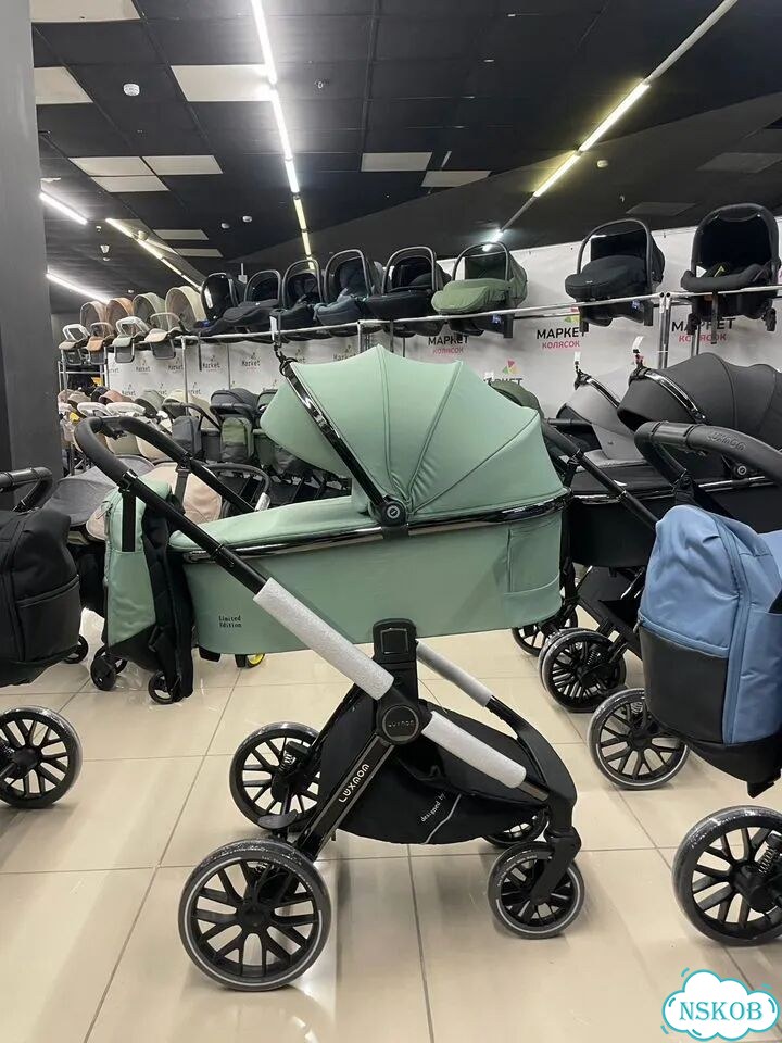 Коляска Luxmom 3 в 1 модель 777 фото 2