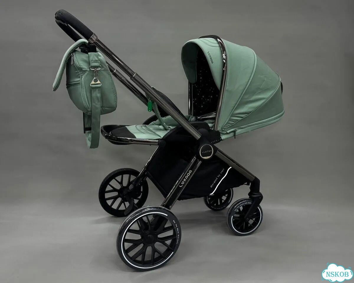 Коляска Luxmom 3 в 1 модель 777 фото 3