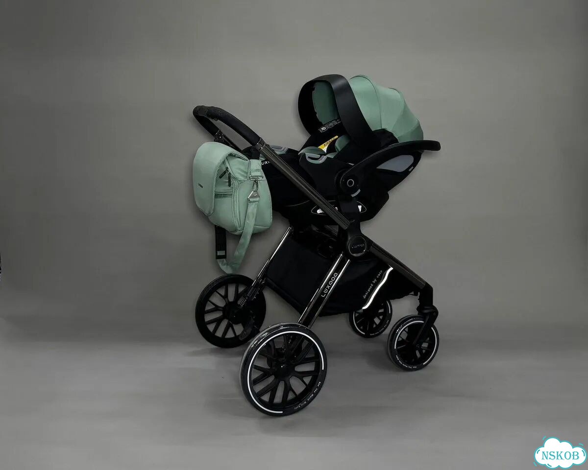 Коляска Luxmom 3 в 1 модель 777 фото 4