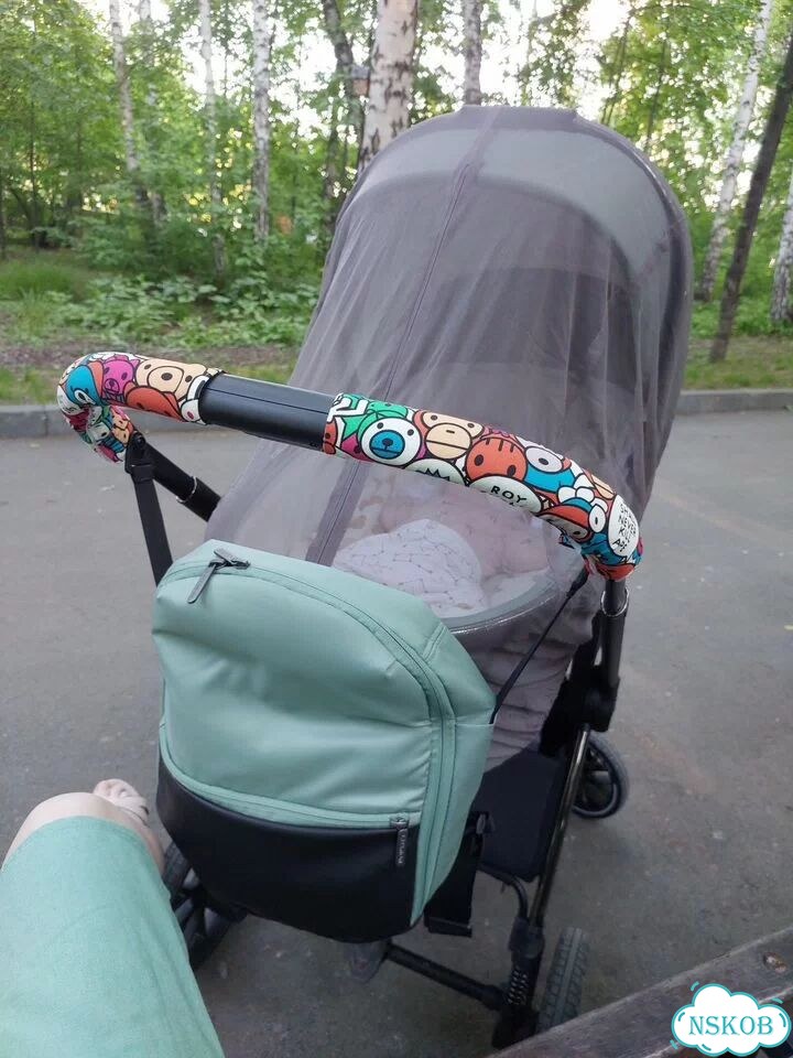 Коляска Luxmom 3 в 1 модель 777 фото 9