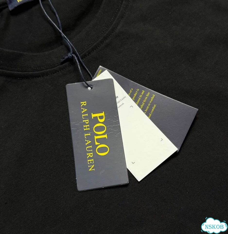 Чёрная Футболка Polo фото 4