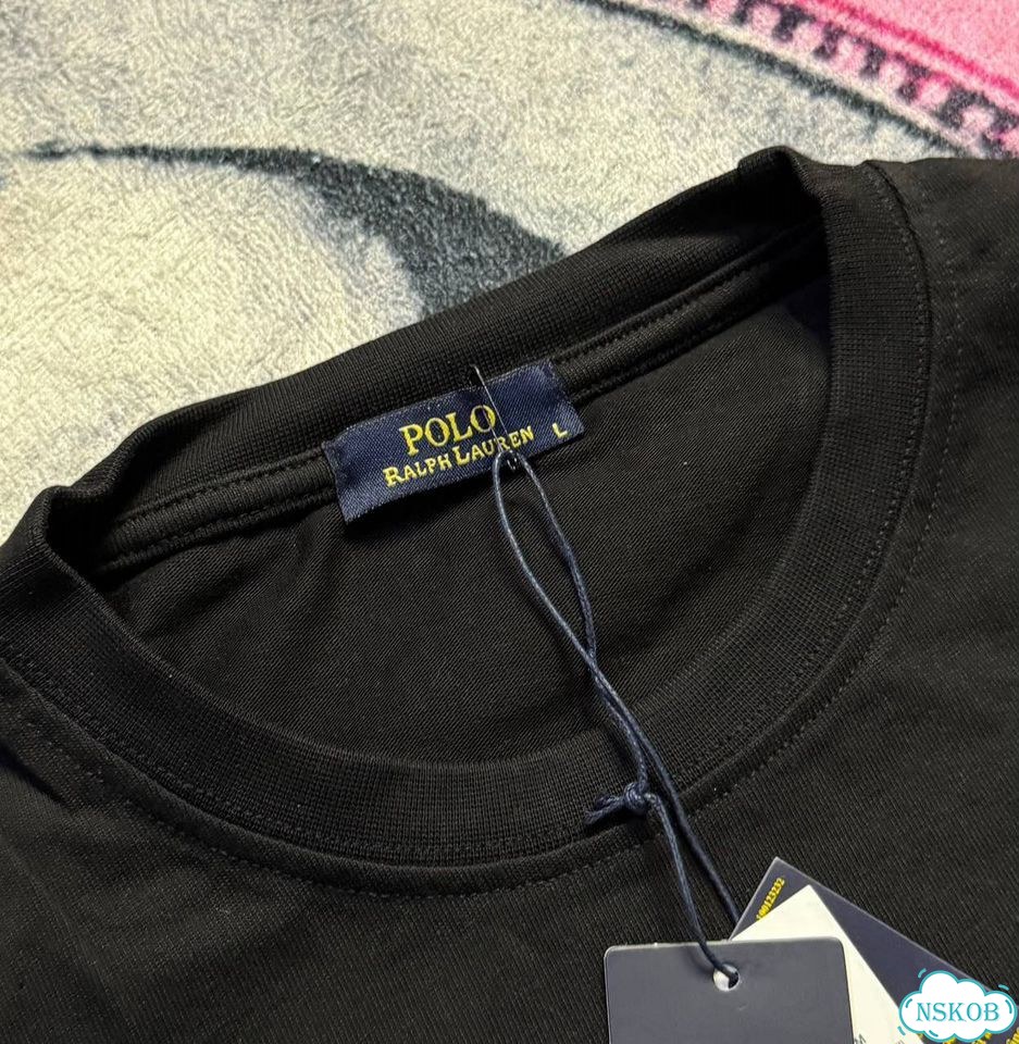 Чёрная Футболка Polo фото 5