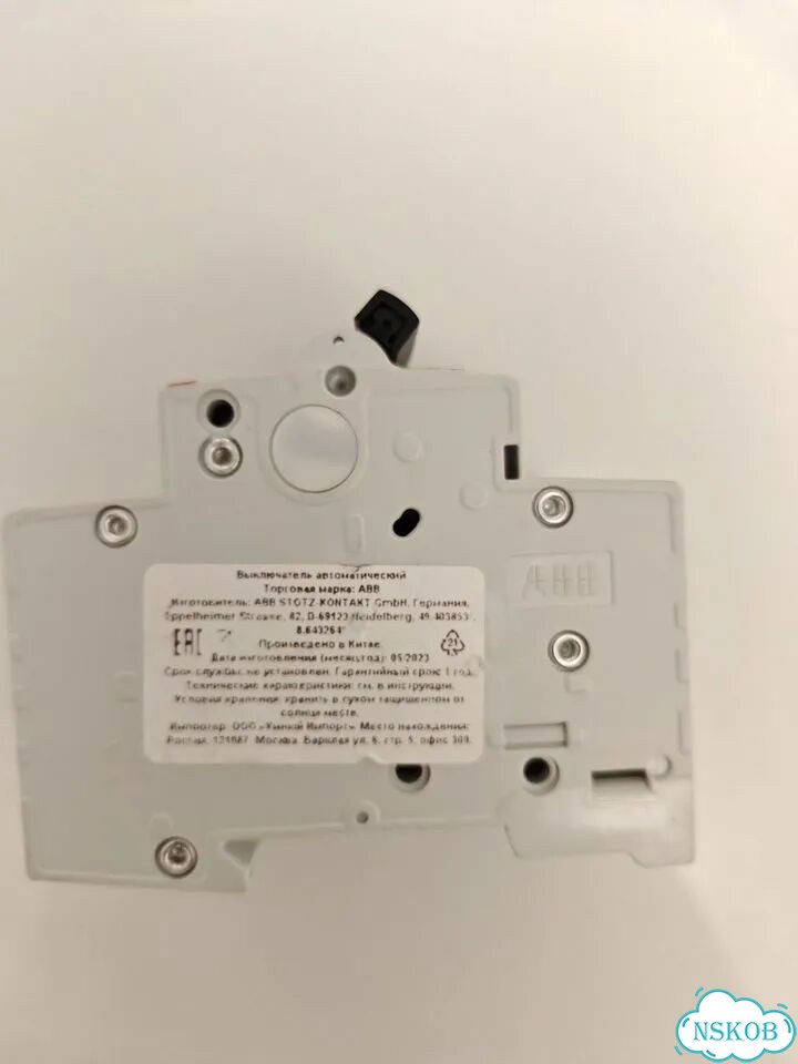 Автоматический выключатель ABB S203 C40 фото 7