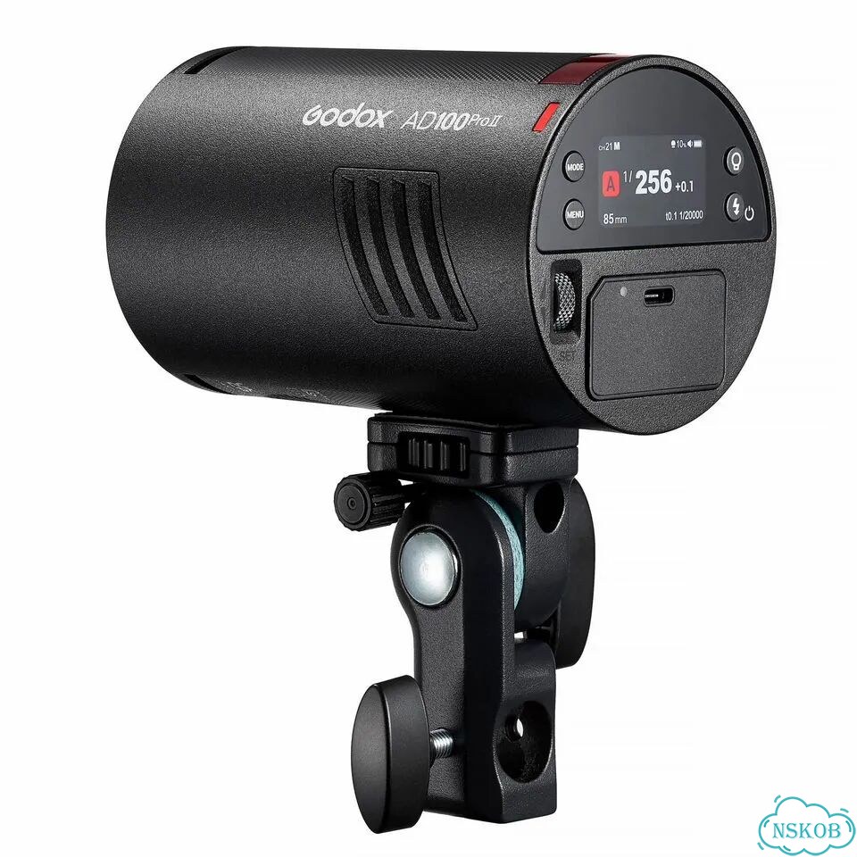 Фотовспышка Godox AD100ProII, аккумулятор, 100 Дж фото 3