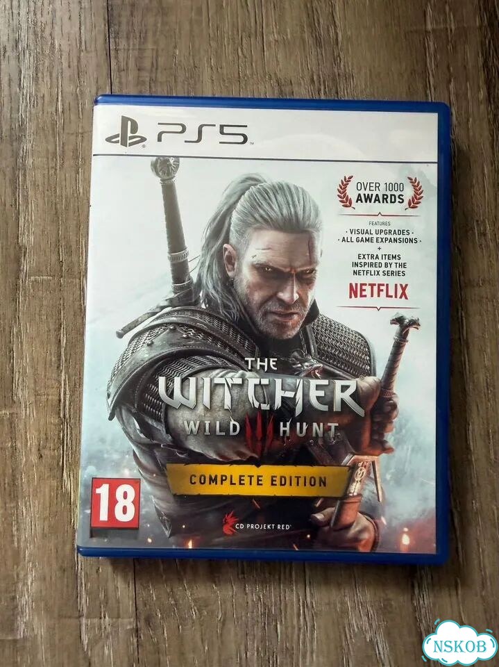 The witcher 3 ps5 диск фото 1