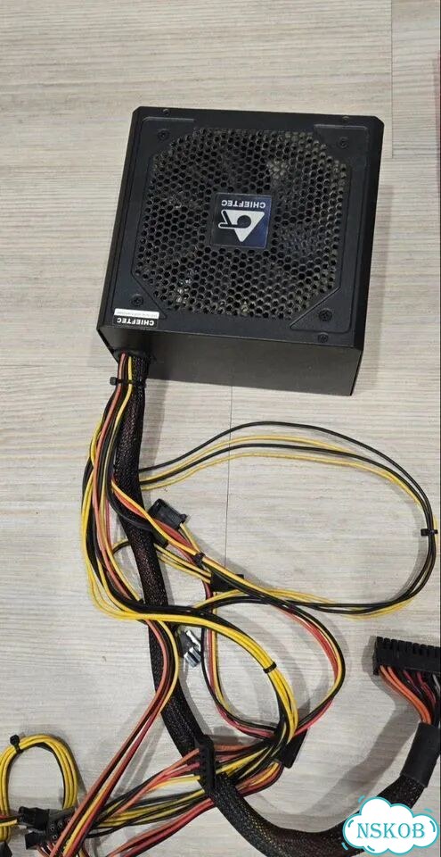 Материнская плата asrock b450m pro4 + бп chieftec фото 2