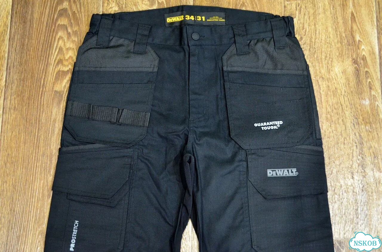 Бомбические рабочие брюки Dewalt Pro Ultra BLK 50+ фото 3