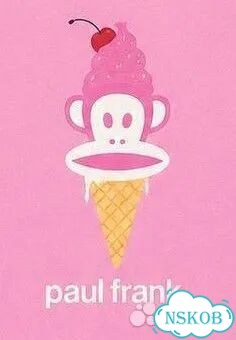 Футболка женская Paul Frank розовая мороженое фото 2