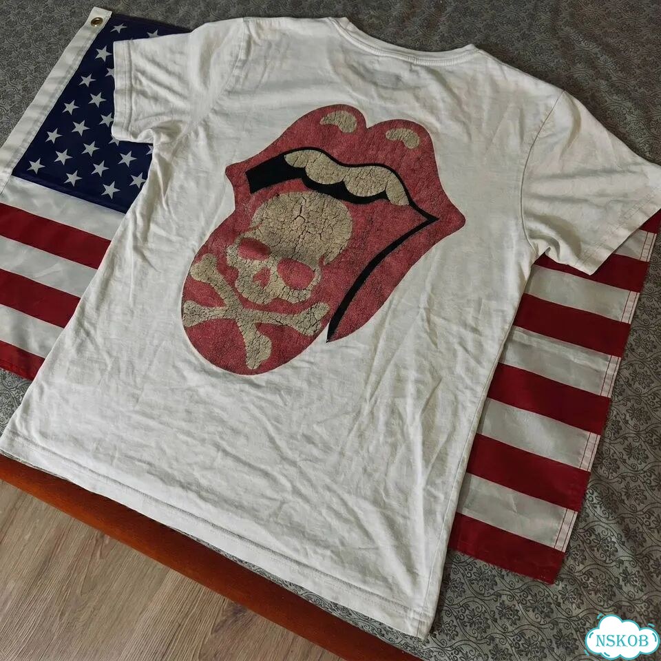 Футболка Mastermind x Rolling Stones zip tee фото 4