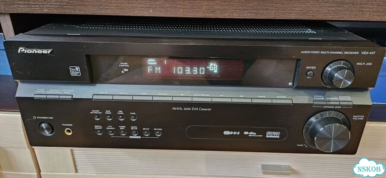 Ресивер pioneer vsx 417 с колонками фото 1