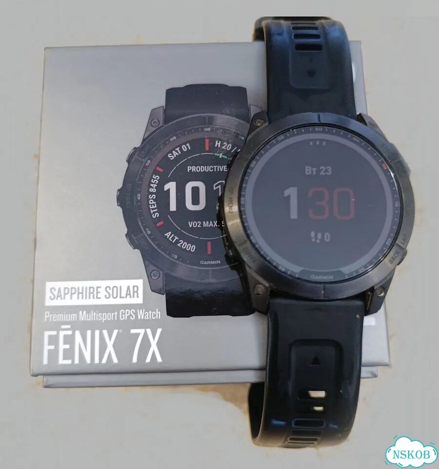 Garmin fenix 7x sapphire solar фото 1