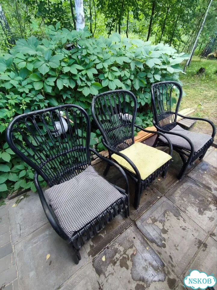 Кресло из натурального ротанга IKEA фото 2