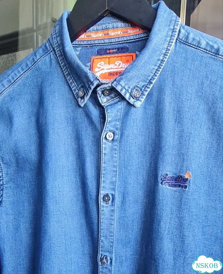 Джинсовая рубашка Superdry Vintage Оригинал(L) фото 1